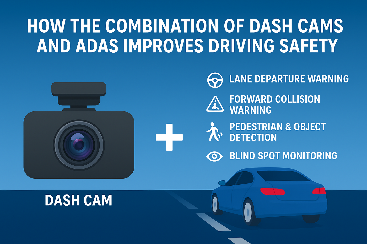 How the Combination of Dash Cams and ADAS Improves Driving Safety