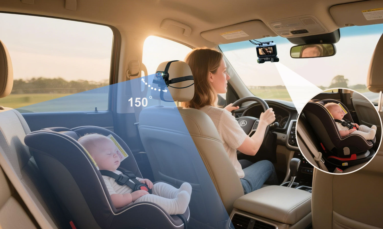 How Dash Cams Serve as a “Second Eye” for Monitoring Babies in Cars