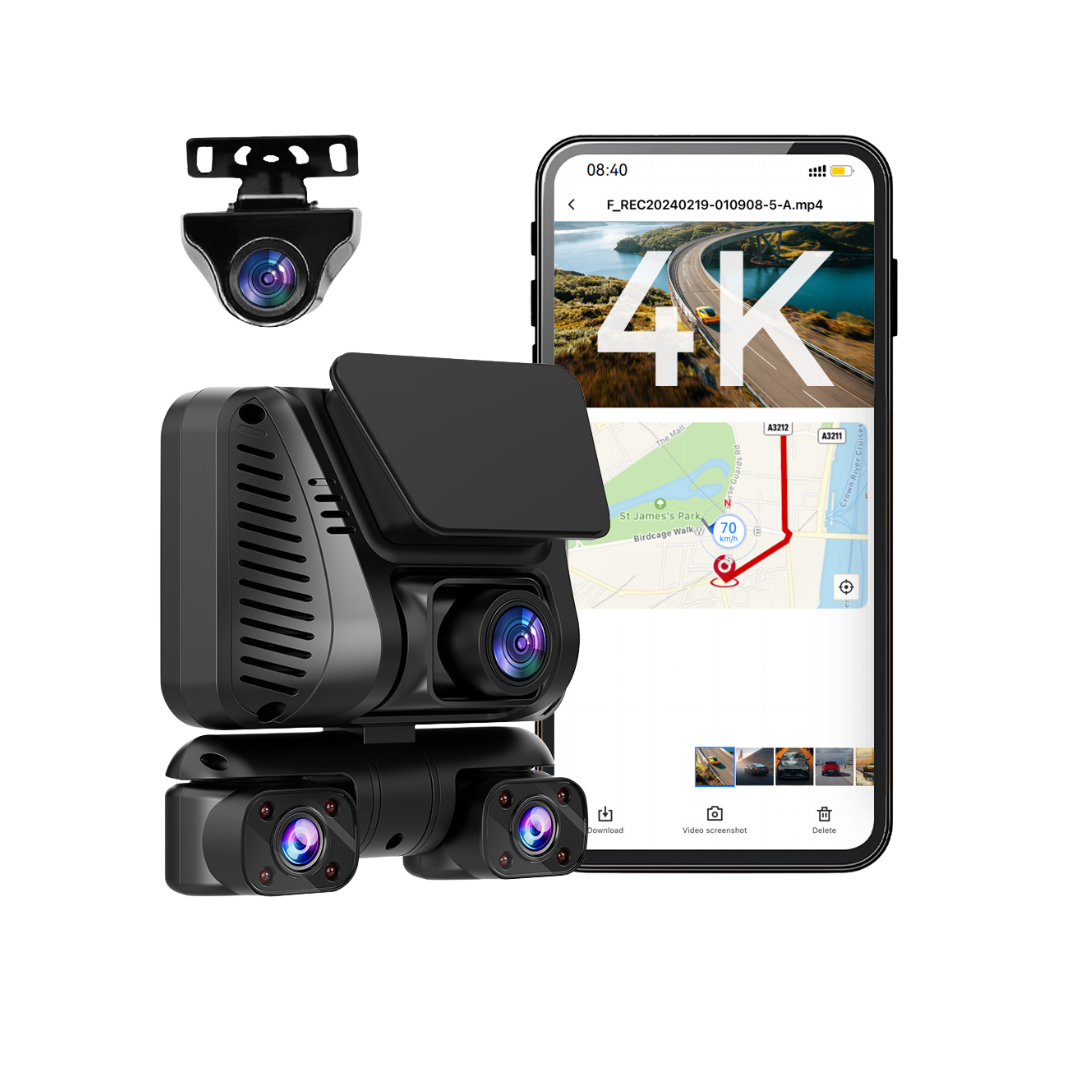 DRIVEYE D7 4-Channel Dash Cam